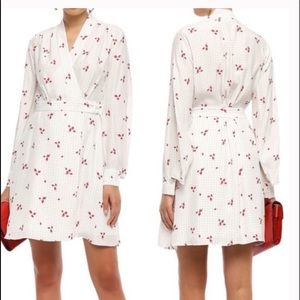 Equipment Femme Allaire Silk Mini Wrap Dress Sz 0